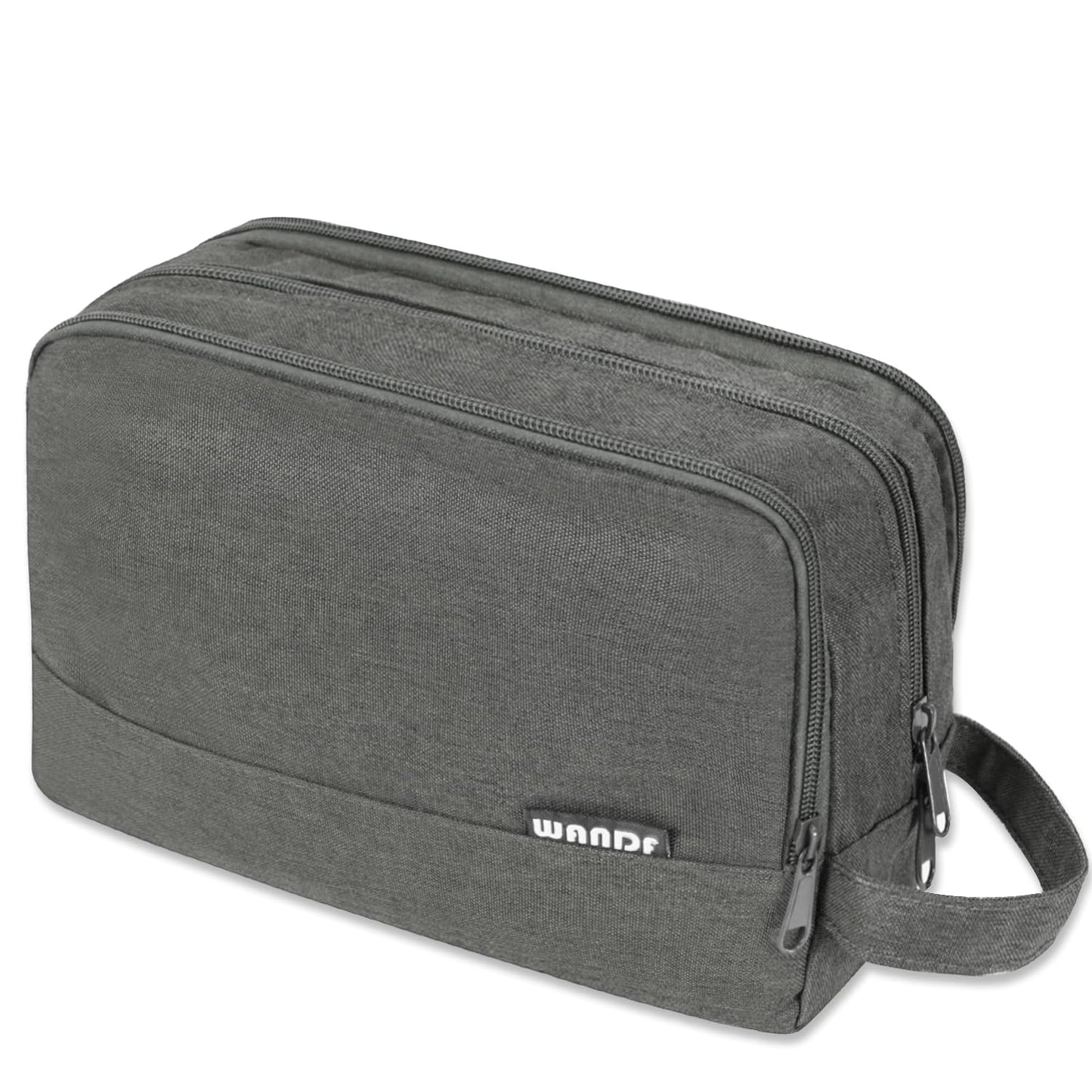 Toiletry Bag for Men Hanging Dopp Kit Water Resistant Shaving Bag Small Toiletry Bag for Traveling (Denim Grey)