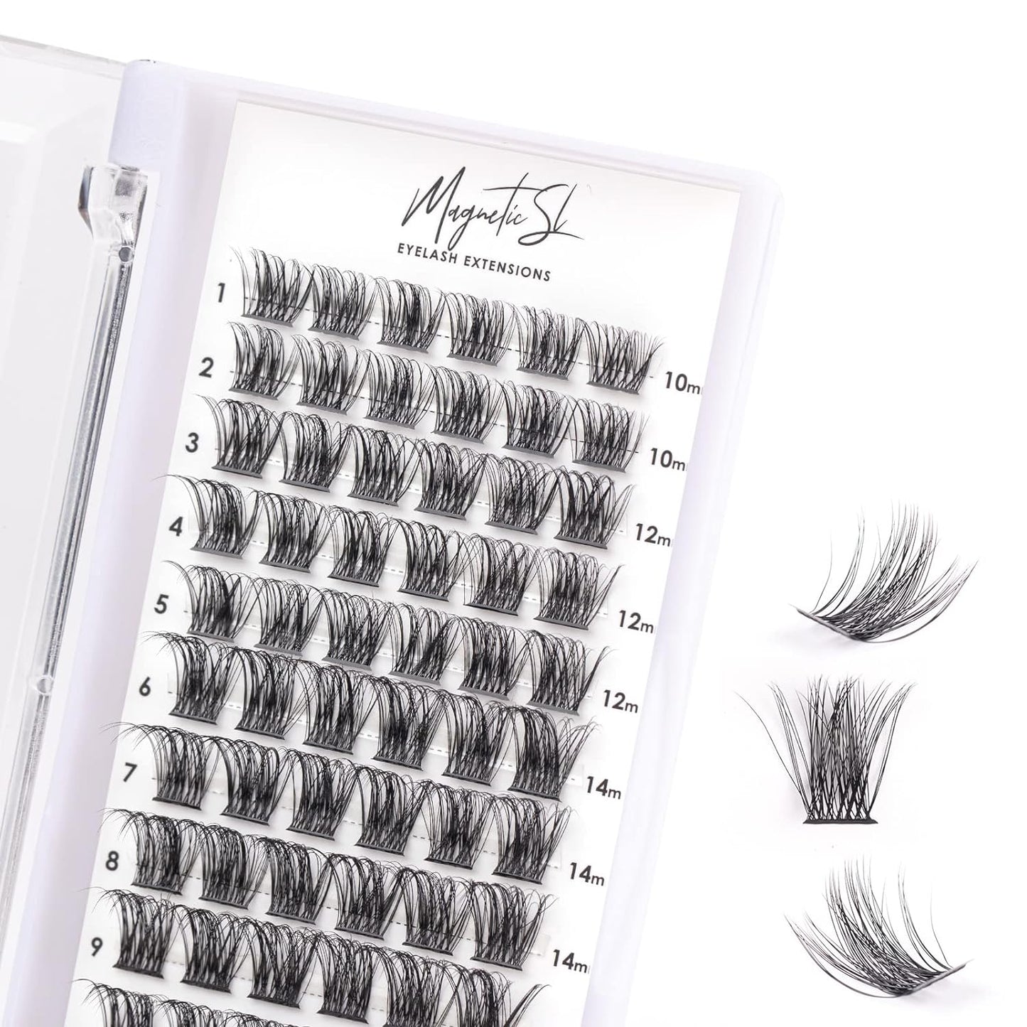 Lash Clusters DIY Lash Extensions Kit 320Pcs Individual Lashes Clusters 30D 40D D Curl Eyelash Extension Kit with Applicator and Lash Bond&Seal,Clusters Lash Glue Remover Mix 10-16Mm (30D+40D-320 KIT)