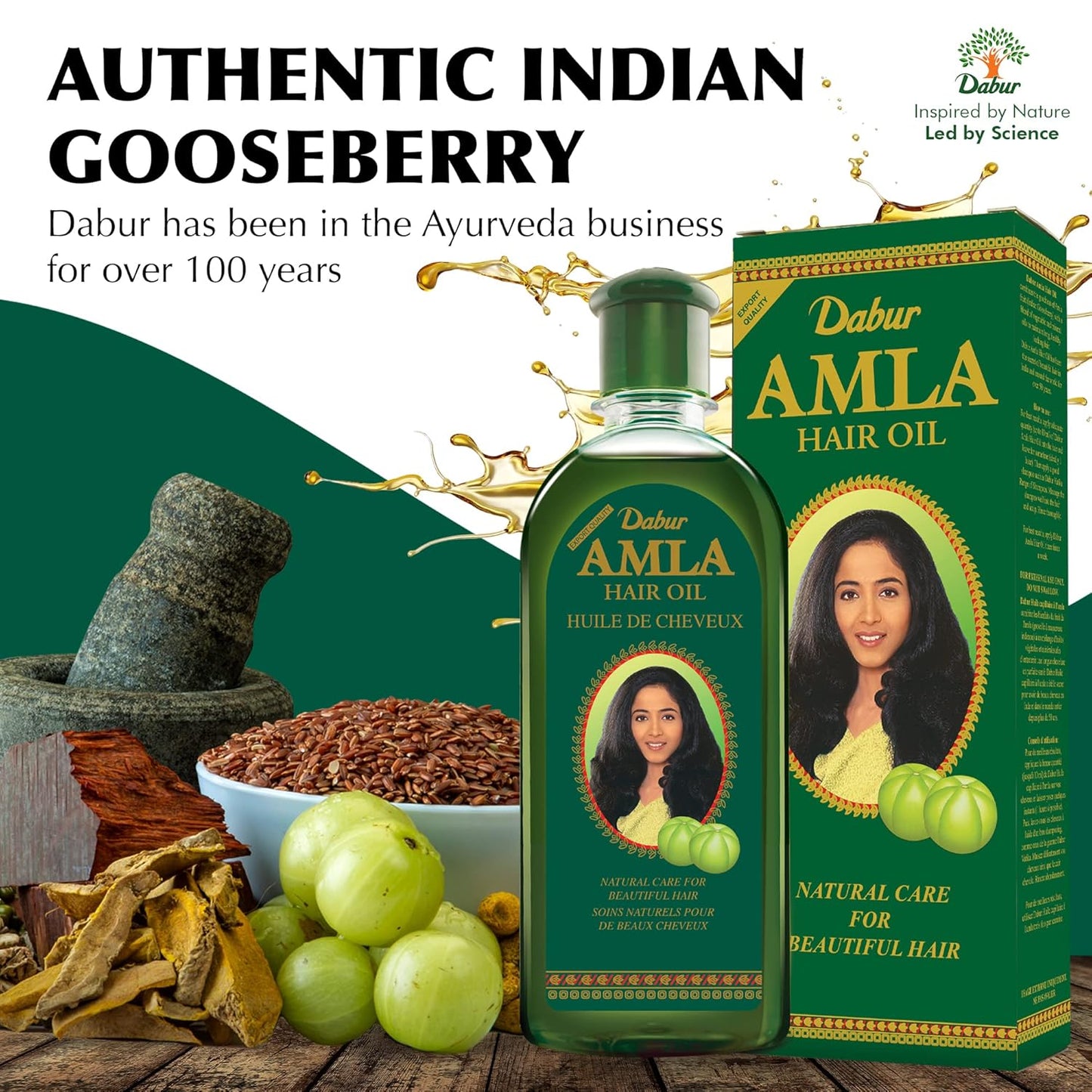 Amla Hair Oil 500Ml - 100% Natural, Enhances Hair Growth, Nourishes Scalp and Hair