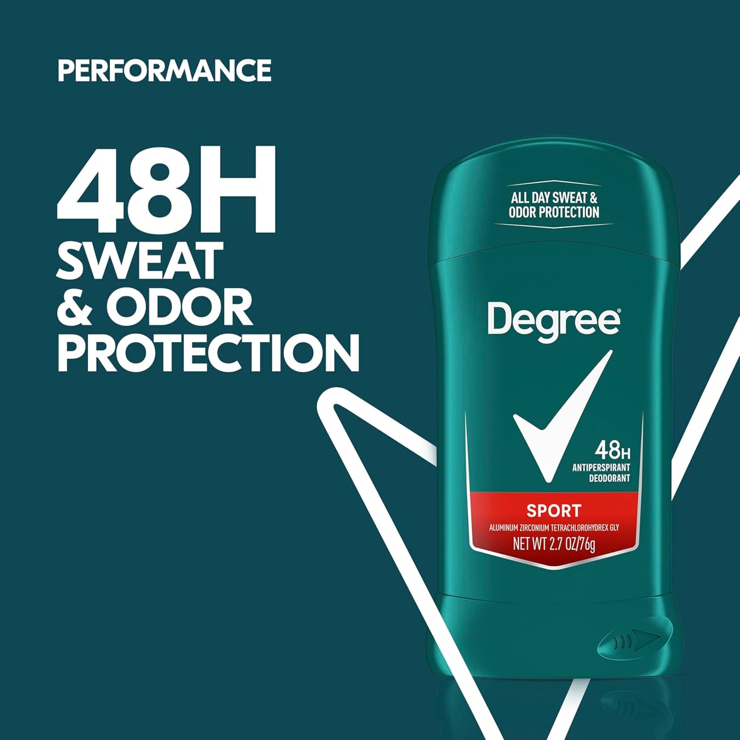 Original Protection Antiperspirant Deodorant 48-Hour Sweat and Odor Protection Sport Antiperspirant for Men 2.7 Oz