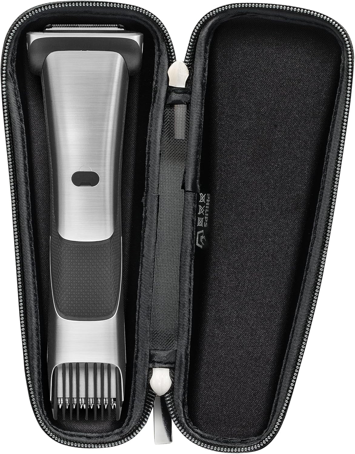 Bodygroom Series 7000 Showerproof Body & Manscaping Trimmer & Shaver with Case and Replacement Head for above and below the Belt, BG7040/42