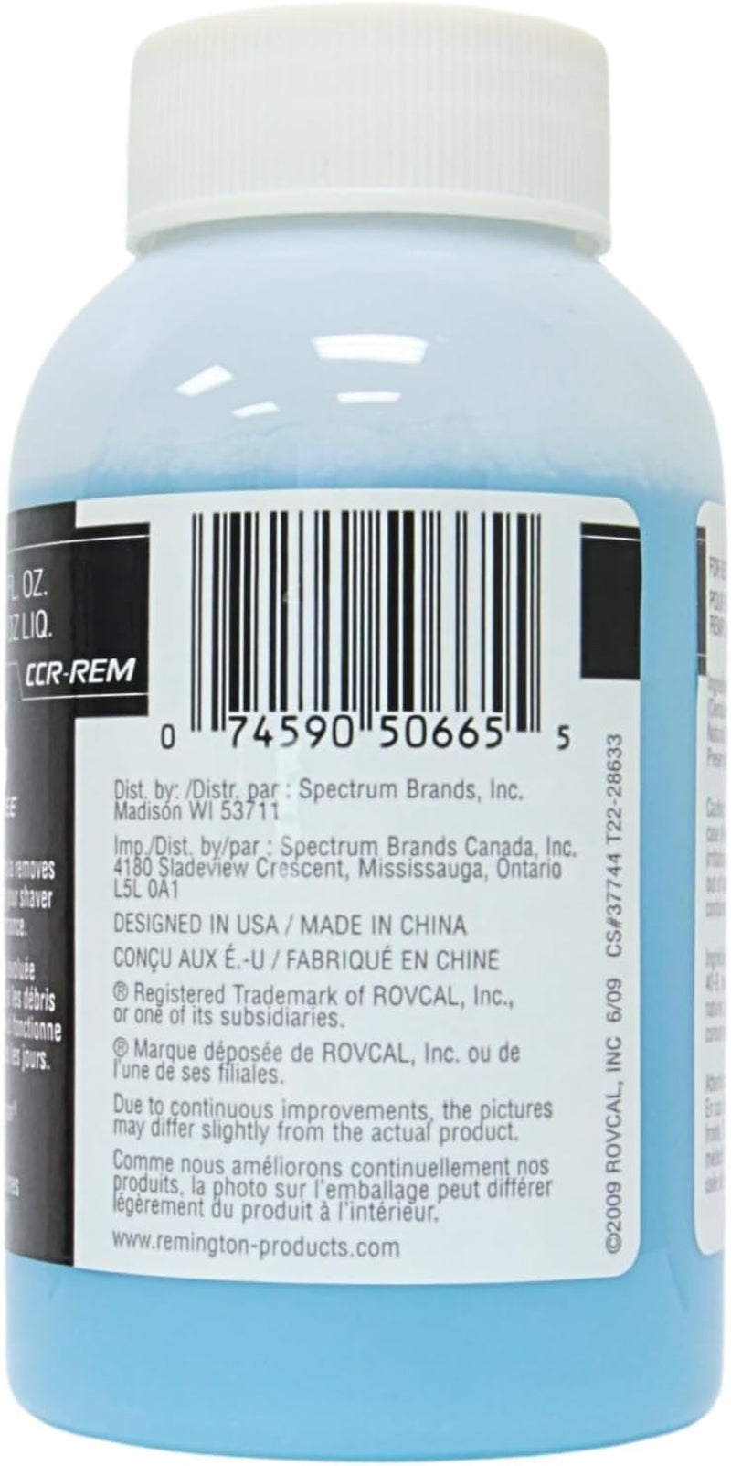 Remington CCR-REM: Aqueous Electric Shaving Cleaning Solution for Men Remington® Hair Removal Shaver Cleansing Systems 9 Ounces