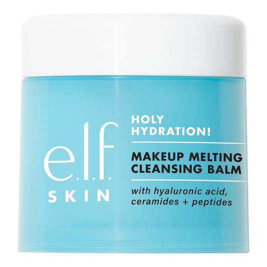 SKIN Holy Hydration! Makeup Melting Cleansing Balm, Face Cleanser & Makeup Remover, Infused with Hyaluronic Acid to Hydrate Skin