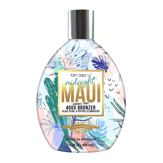 Midnight Maui Double Shot 400X Bronzer Cream- 13.5 Oz