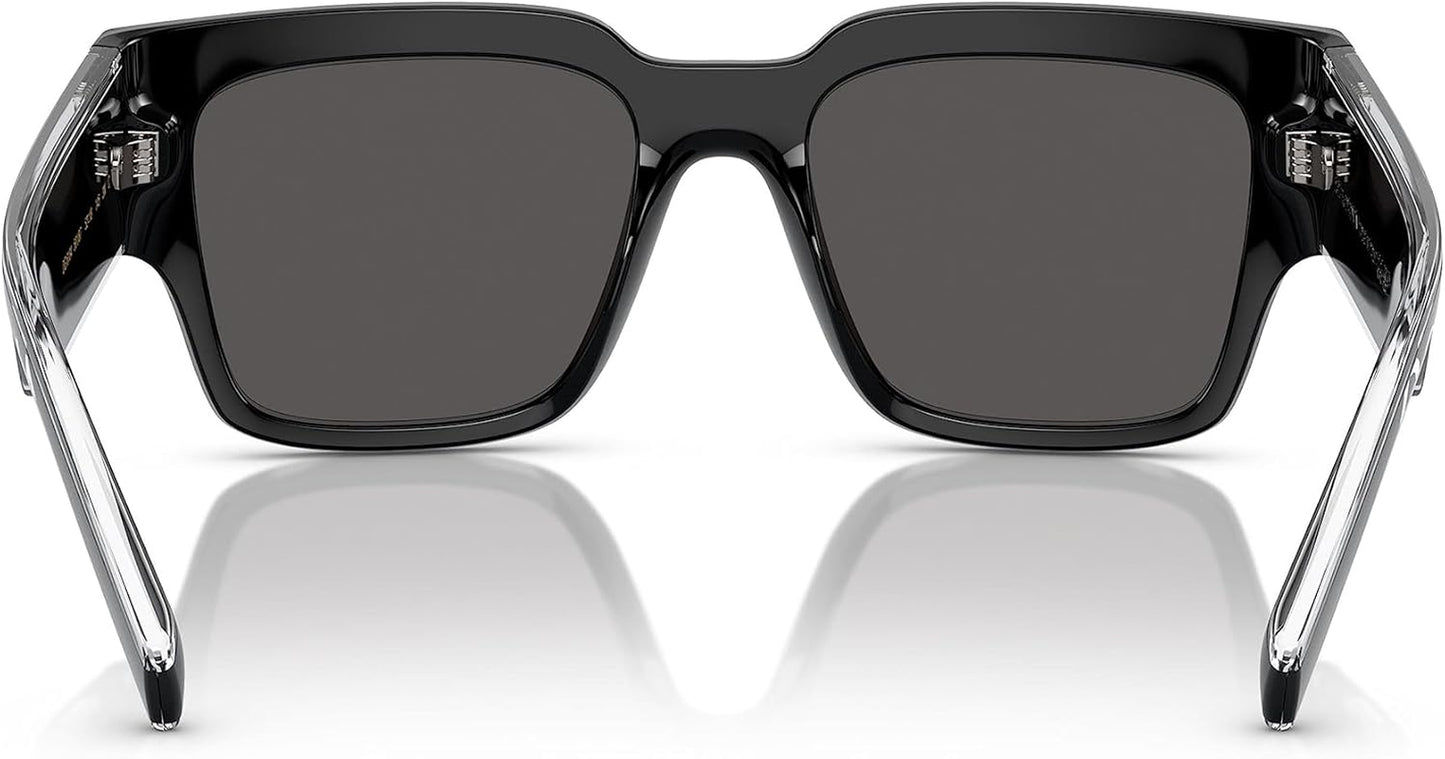 DG6184-501/87 Sunglasses BLACK W/Dark GREY 52Mm