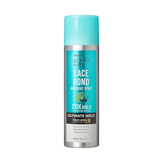 Lace Bond Adhesive Spray Ultimate Hold 11.1 Oz. - Adhesive for Lace Frontals, Sweat Proof, Water-Resistant, Fast Drying, Efficient Nozzle, Convenient, Super Secure for All Day