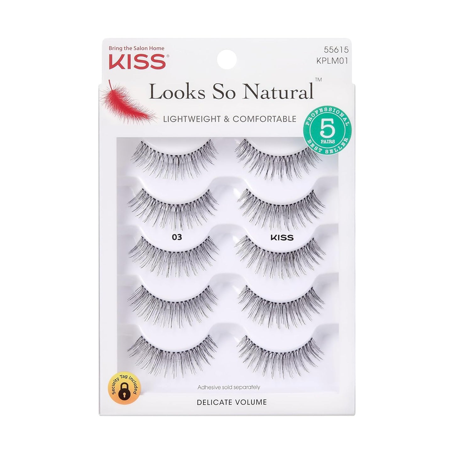 so Wispy False Eyelashes Multipack #11, Full Bouncy Volume & Curl, Signature Wispy Effect, Quality Synthetic, Crisscross Pattern, Cruelty Free, Reusable and Contact Lens Friendly, 5 Pairs