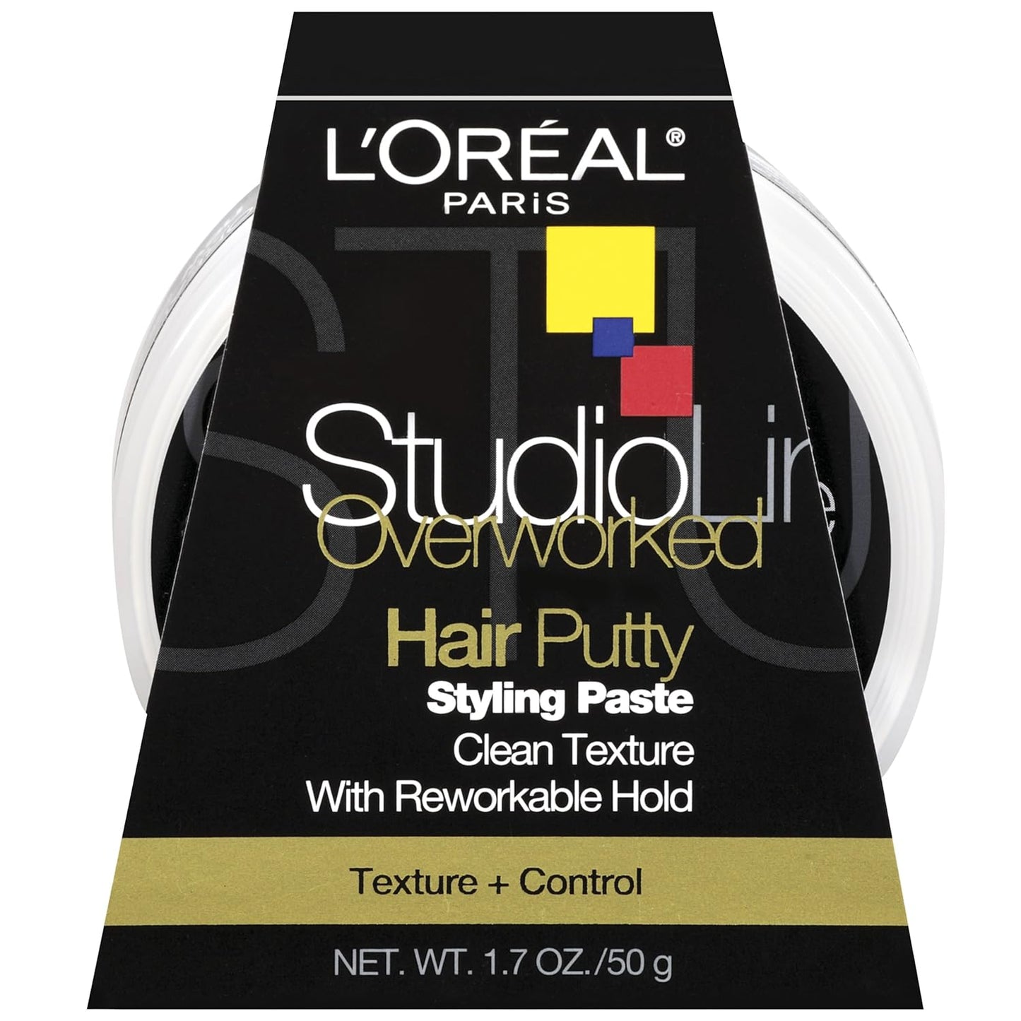 Studio Line Overworked Hair Putty, 1.7 Ounce (Pack of 4)