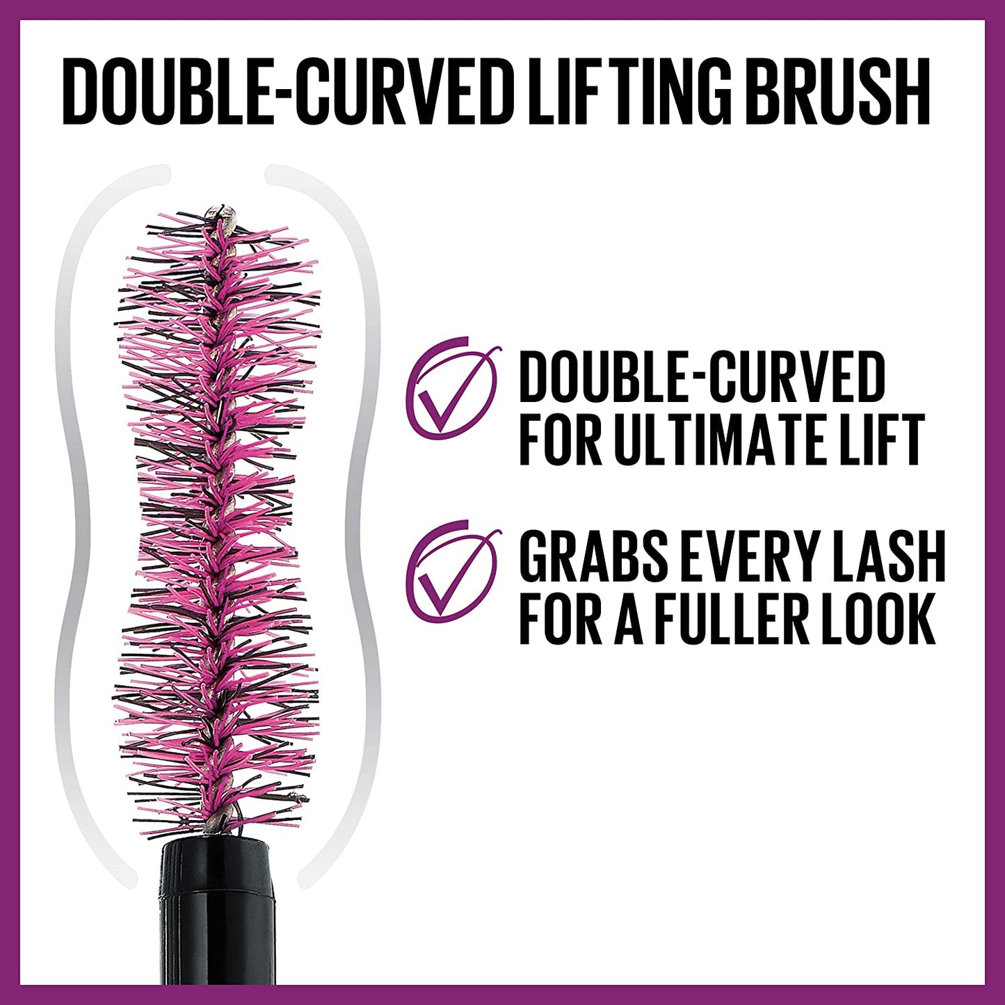 the Falsies Lash Lift Washable Mascara Volumizing, Lengthening, Lifting, Curling, Multiplying, Eye Makeup, Blackest Black, 1 Count