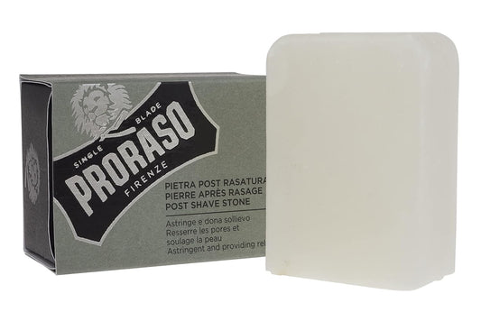 Post-Shave Stone, Natural Alum Block, 1 Count (Pack of 1)