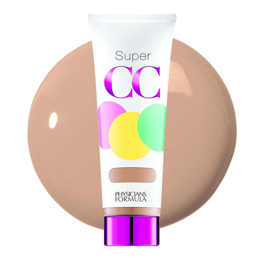 Super CC+ Cream Color-Correction + Care Cream Full Coverage Light Foundation, anti Aging Hydrating Serum, for Uneven Skin Tone, Dermatologist Approved