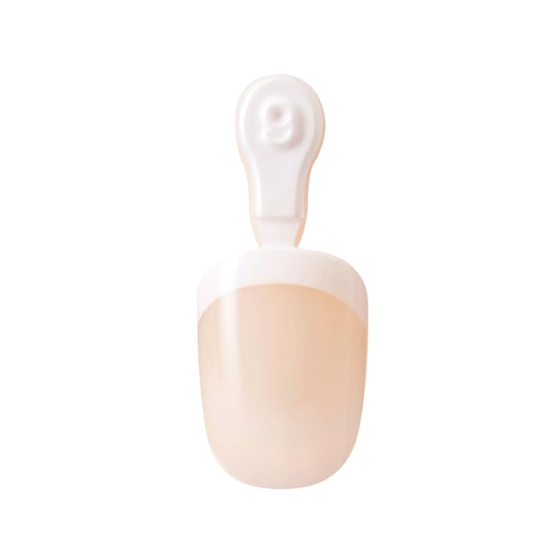 Salon Acrylic, Press-On Nails, Nail Glue Included, 'Crush Hour', French, Petite Size, Squoval Shape, Includes 28 Nails, 2G Glue, 1 Manicure Stick, 1 Mini File