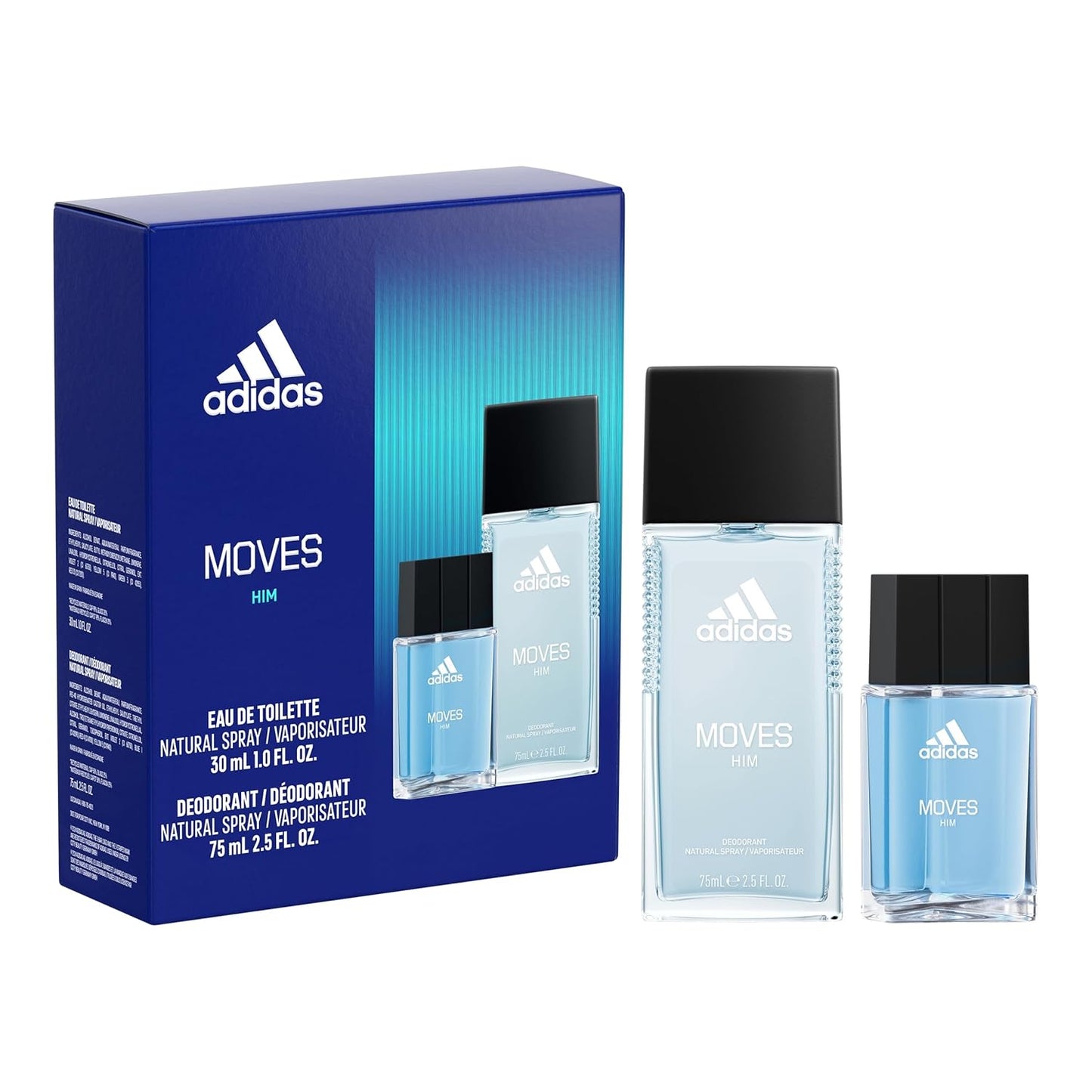 Moves Him Eau De Toilette 1.6 Fl Oz (Pack of 1), Notes of Green Apple, Cedarwood, Musk, Men'S Fragrance, Long Lasting, Sporty Fragrance, Travel Size