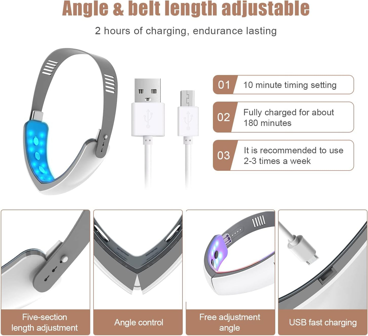 Intelligent Facial Lifting Device with Double Chin Machine, Remote Control 509B