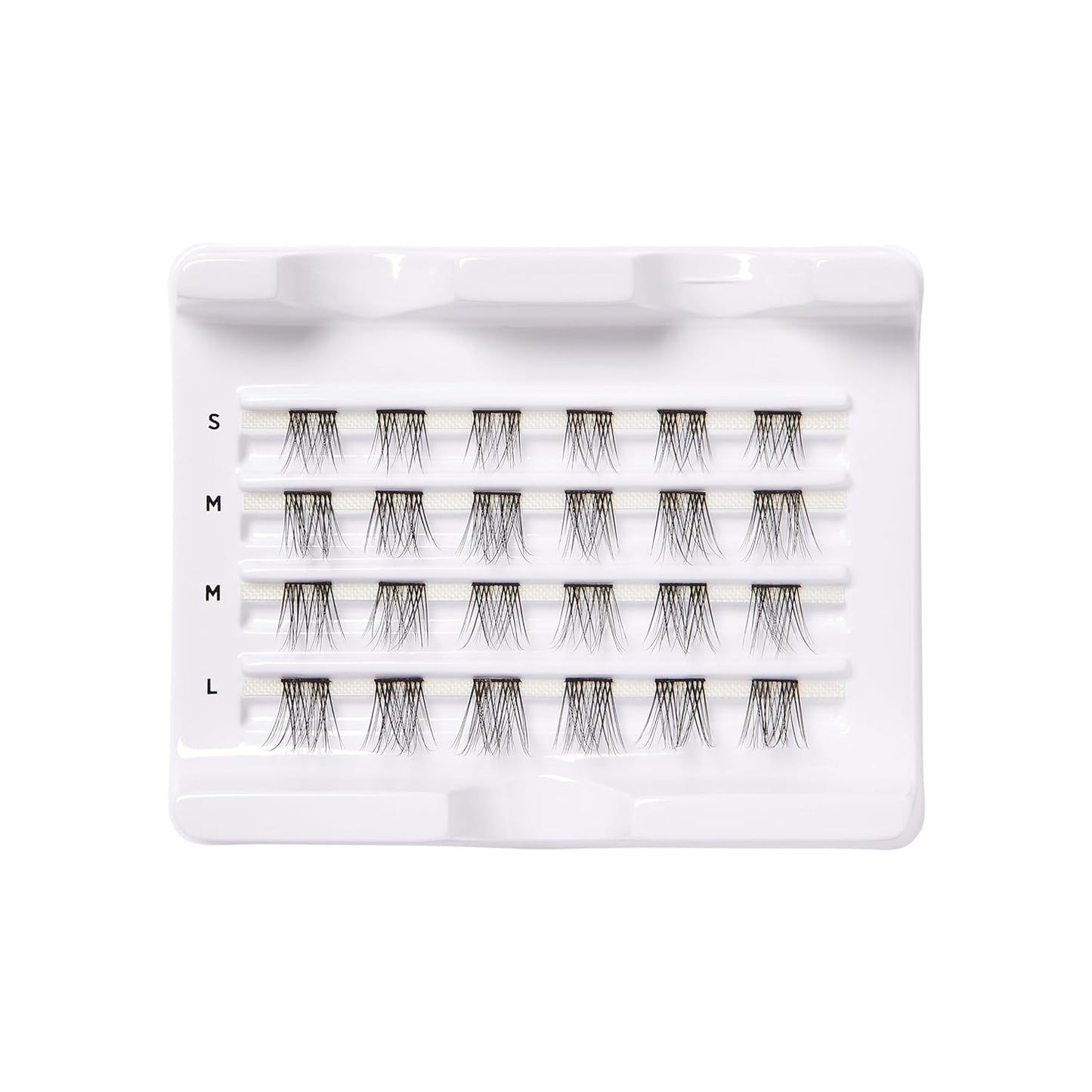 KISS  DIY Eyelash Extension Lengthening Wisps - Featherlight Synthetic Reusable Artificial Eyelashes Multipack of 24 Mini Lash Clusters for That Authentic Eyelash Extension Look