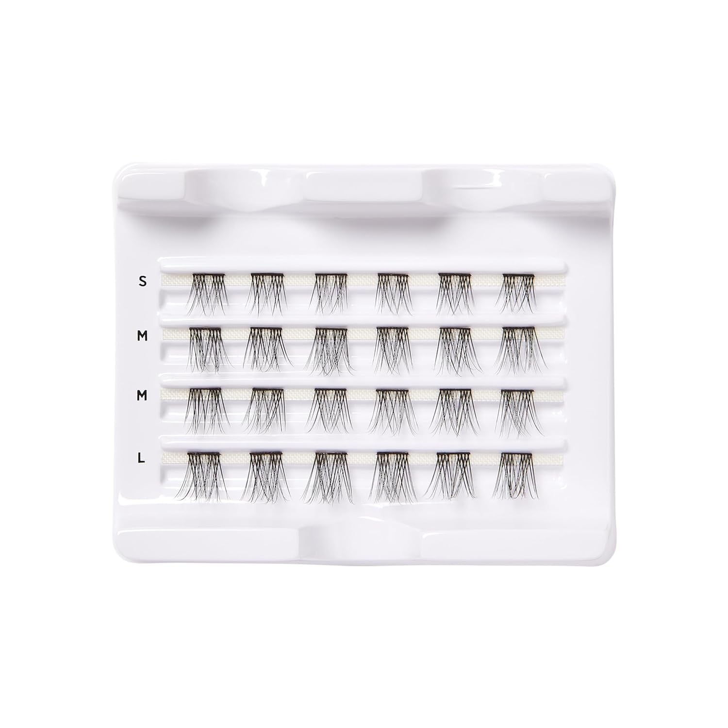 KISS  DIY Eyelash Extension Lengthening Wisps - Featherlight Synthetic Reusable Artificial Eyelashes Multipack of 24 Mini Lash Clusters for That Authentic Eyelash Extension Look