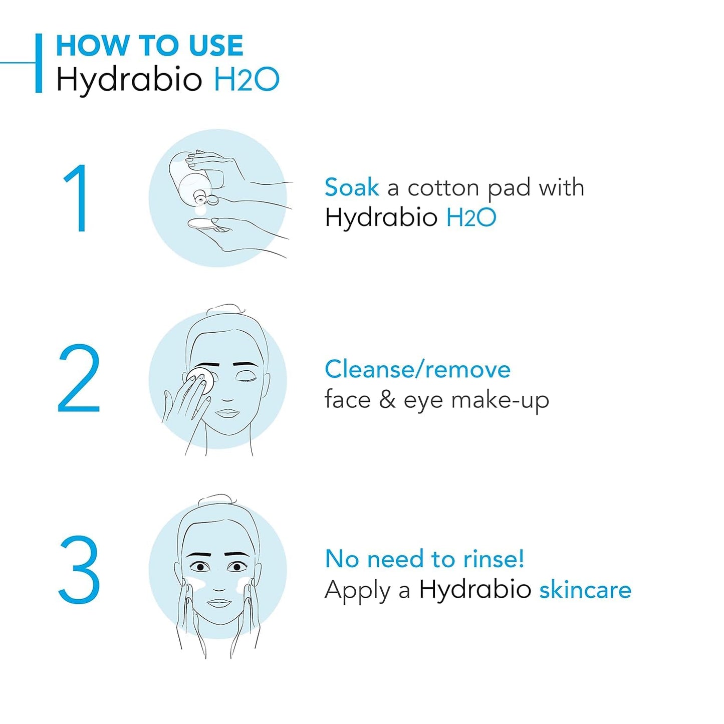 - Hydrabio H2O Micellar Water - Face Cleanser and Makeup Remover - Micellar Cleansing Water for Dehydrated Sensitive Skin