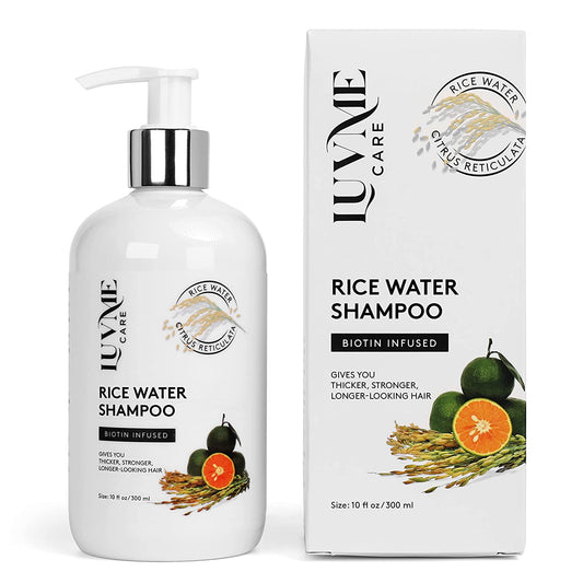 Rice Water Hair Growth Shampoo with Biotin - Hair Shampoo for Thinning Hair and Hair Loss, All Hair Types, Men and Women 10 Fl Oz