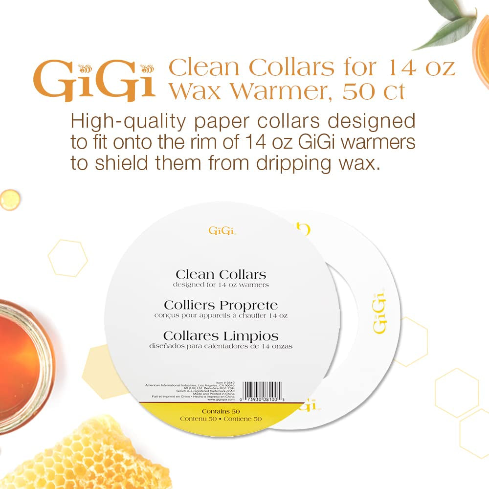 Clean Collars for 14-Ounce Wax Warmers, 50 Pieces