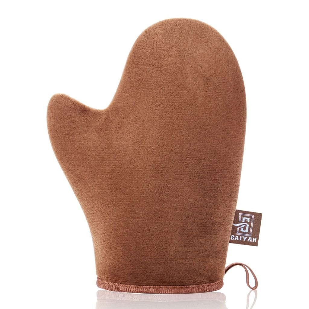 GAIYAH Self Tanning Mitt Applicator Self Tanner Mitt Applicator Tanning Mitts Self Tanner with Thumb Ultra Soft Tanning Glove for Self Tan Mitt Applicator