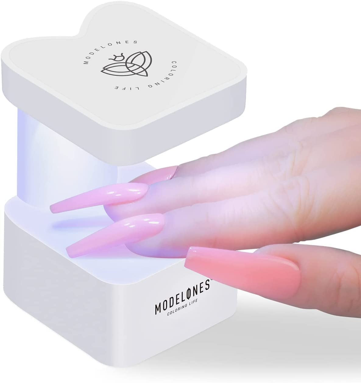 Mini UV Light for Nails, UV Nail Lamp, Nail Light for Gel Nails with 2 Timers for Fast Nail Extension, LED Nail Lamp, Portable USB Nail Dryer for Travel