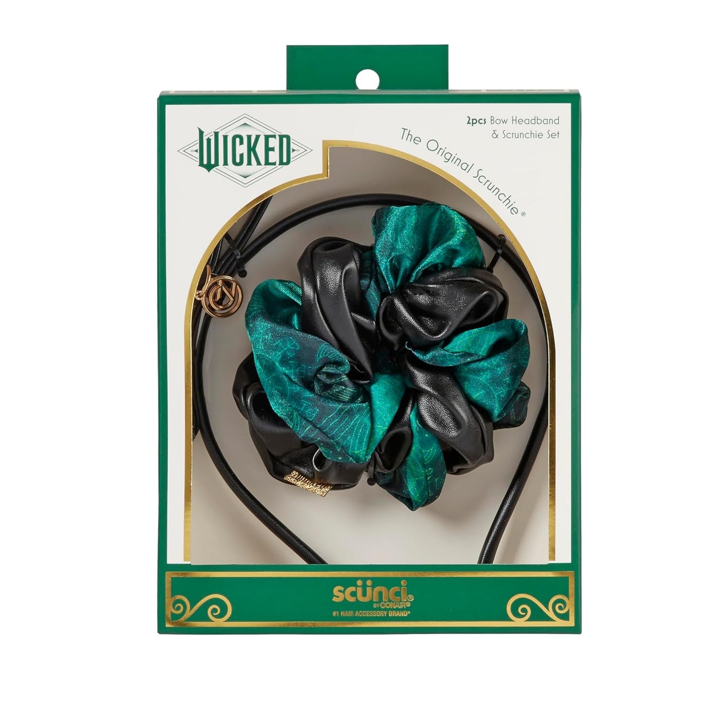 Wicked Glinda Gift Box - Hair Accessories for Girls - Gifts for Her - Hair Accessories - Scunci 4PK