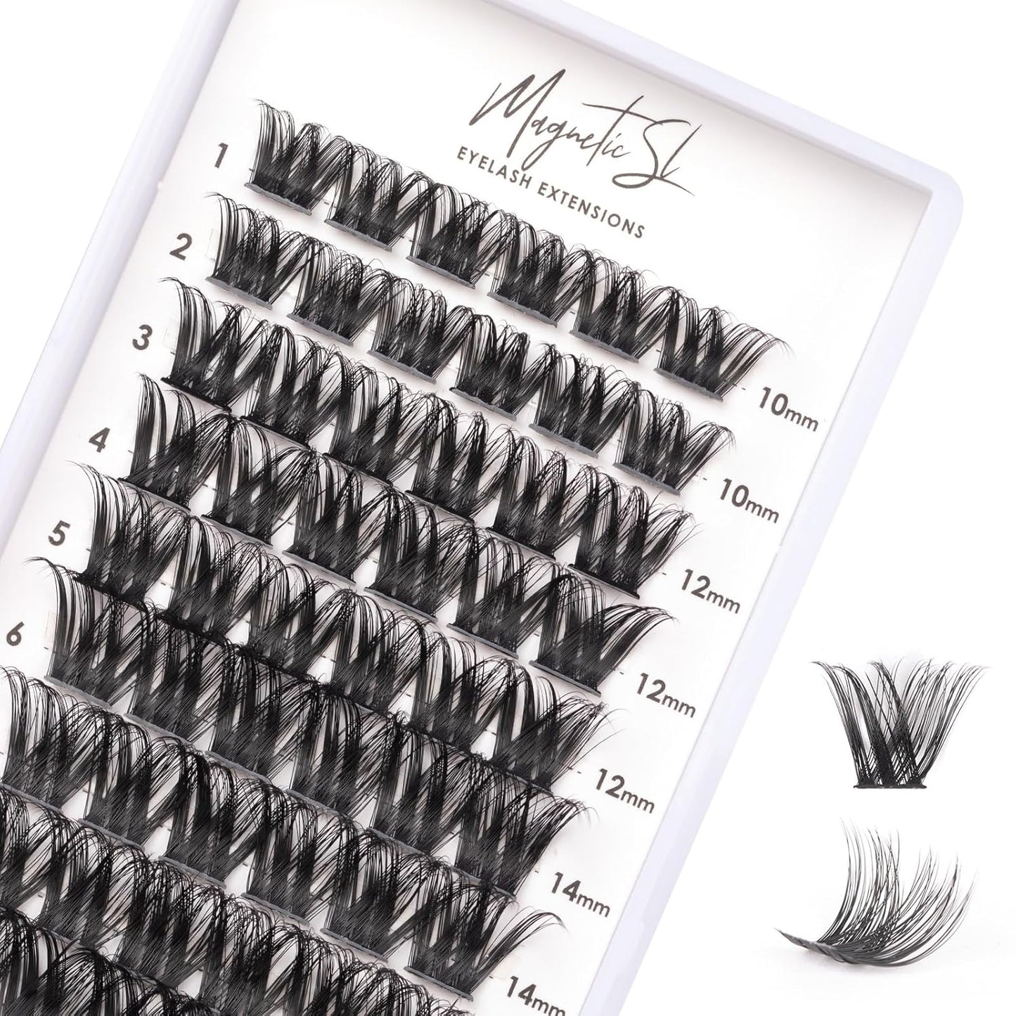 Lash Clusters DIY Lash Extensions Kit 320Pcs Individual Lashes Clusters 30D 40D D Curl Eyelash Extension Kit with Applicator and Lash Bond&Seal,Clusters Lash Glue Remover Mix 10-16Mm (30D+40D-320 KIT)