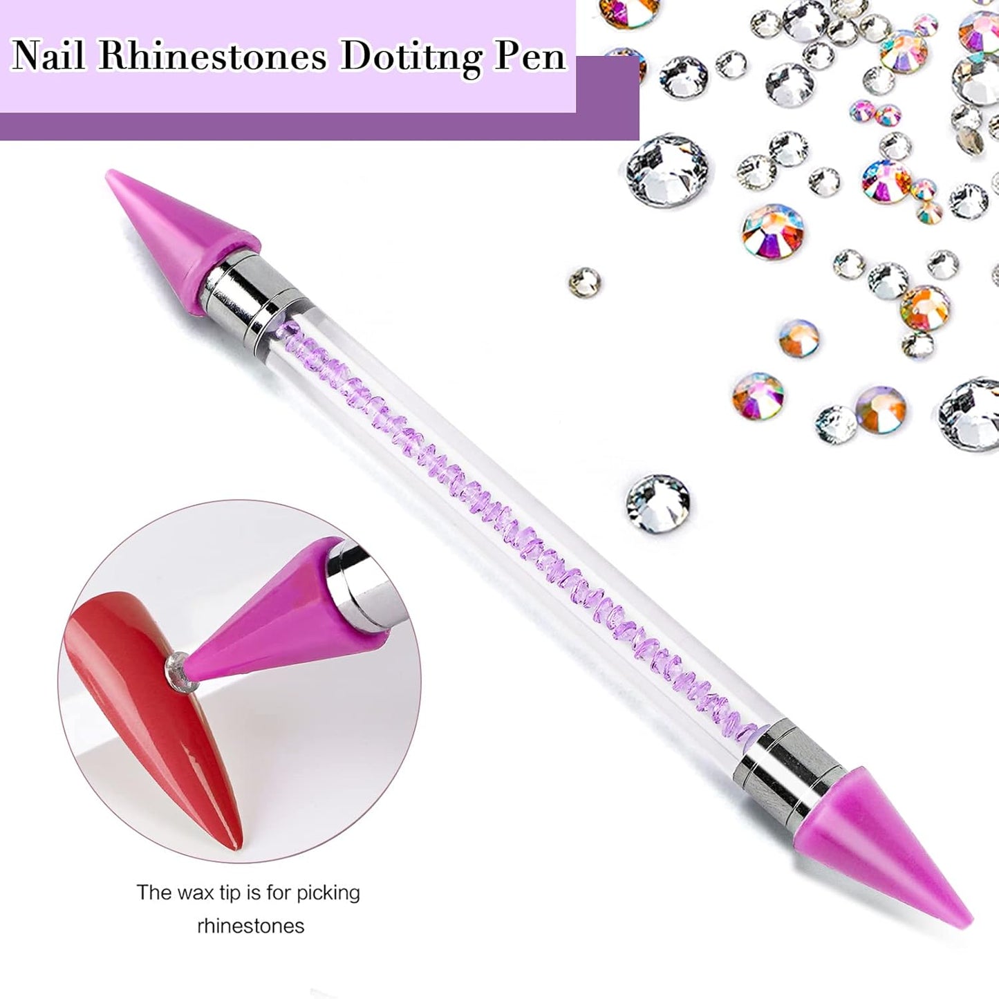 2784PCS Rhinestones Crystal AB Rhinestones for Nail with 5Pcs 3Ml B7000 Jewelry Glue and Pick up Tweezers and Nail Rhinestone Picker, Nail Art Tools,Stocking Stuffers Gifts for Women