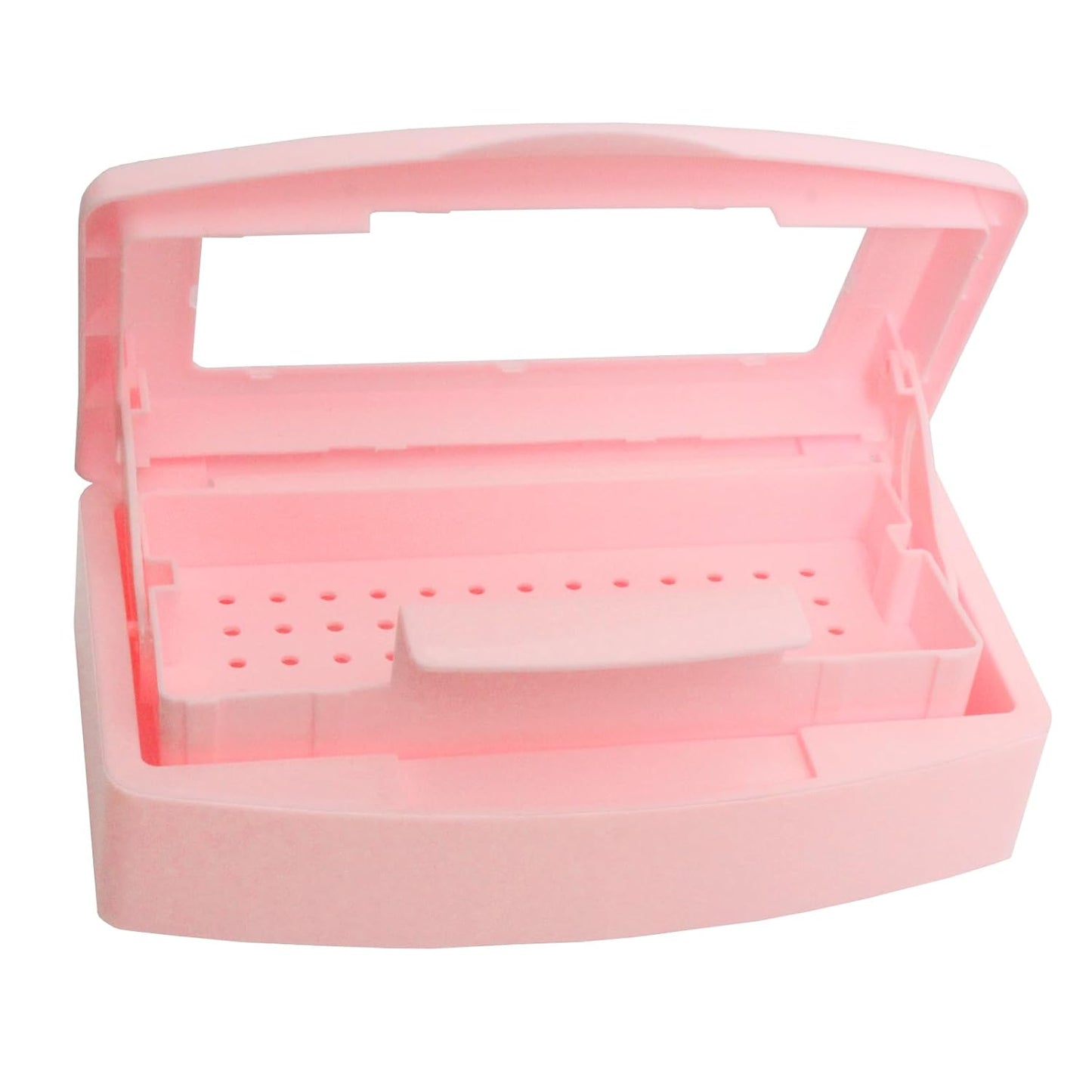 Nail Tool Sterilizer Box, Plastic Sterilization Tray for Tweezer, Eyelash Extensions, Nail Implement for Esthetician