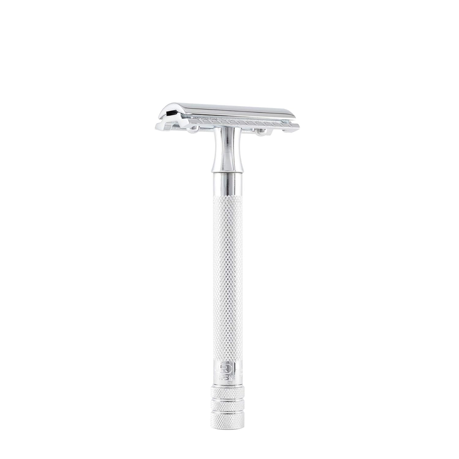 Long Handled Safety Razor, 1 Count, Silver