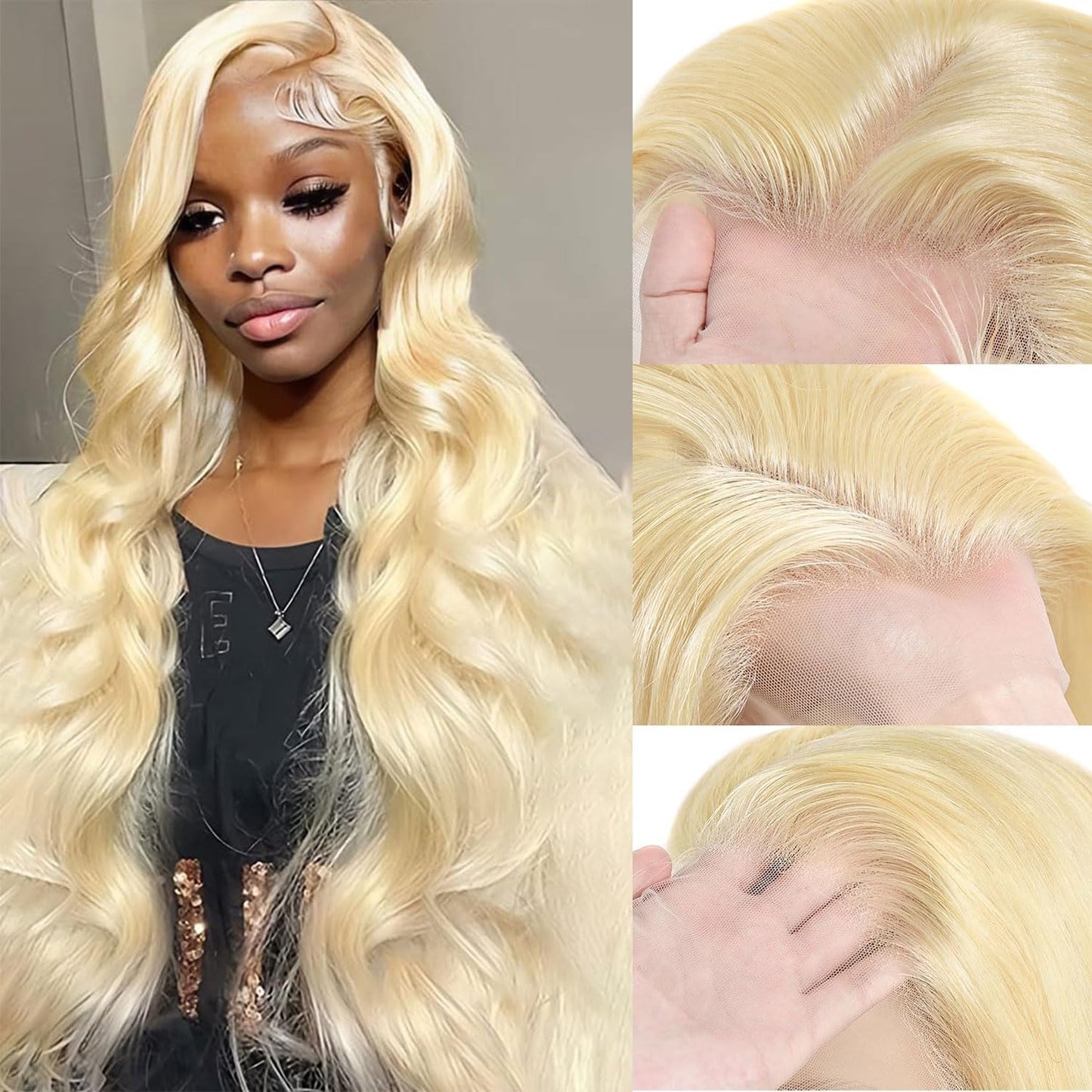 30 Inch 13X6 Lace Front Wigs Human Hair 200% Density Body Wave HD Lace Front Wigs Human Hair Pre Plucked Glueless Wigs Human Hair for Women with Baby Hair