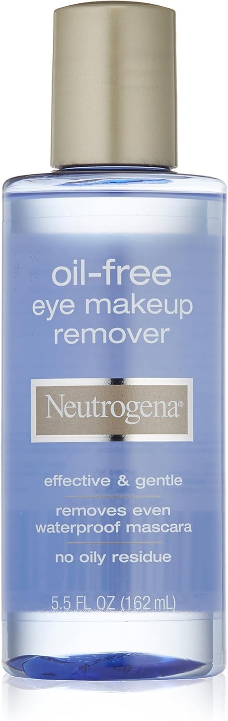 Gentle Oil-Free Eye Makeup Remover & Cleanser for Sensitive Eyes, Non-Greasy Makeup Remover, Waterproof Mascara Remover, Dermatologist & Ophthalmologist Tested, 5.5 Fl. Oz