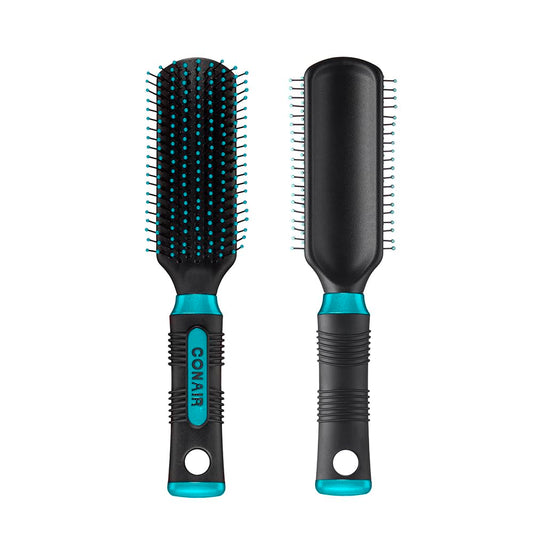 Salon Results Detangling Hairbrush - for Men and Women, All Hair Types with Nylon Bristles