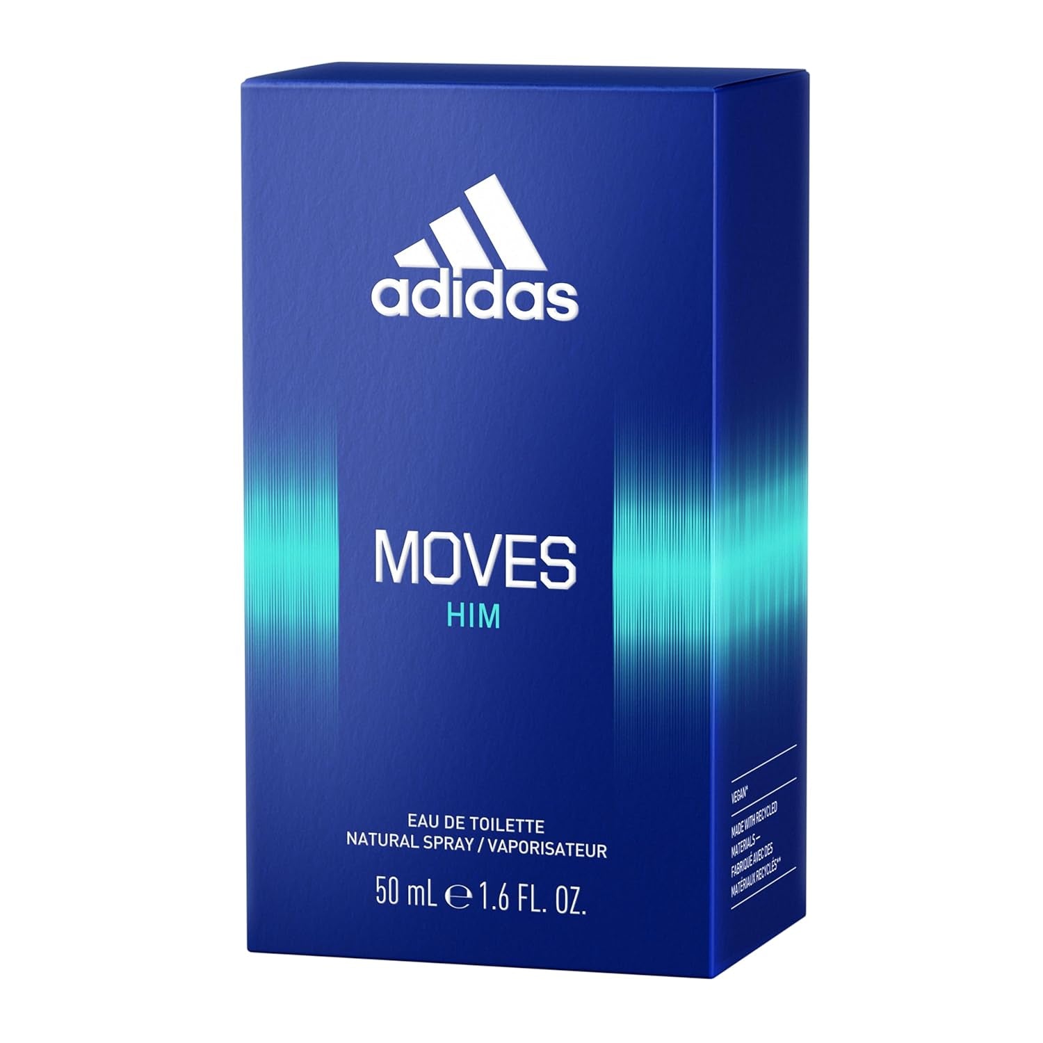 Moves Him Eau De Toilette 1.6 Fl Oz (Pack of 1), Notes of Green Apple, Cedarwood, Musk, Men'S Fragrance, Long Lasting, Sporty Fragrance, Travel Size