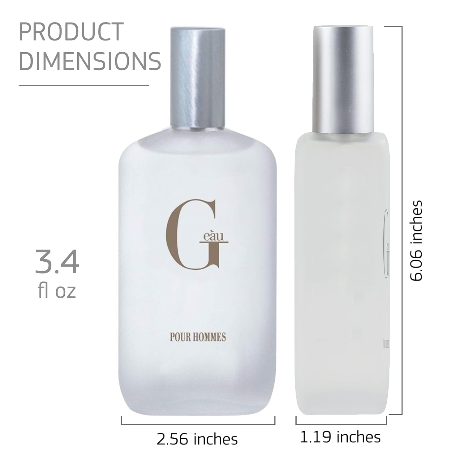 Parfums Belcam G Eau, Inspired by Designer Fragrance, Eau De Toilette Spray, 3.4 Fl Oz