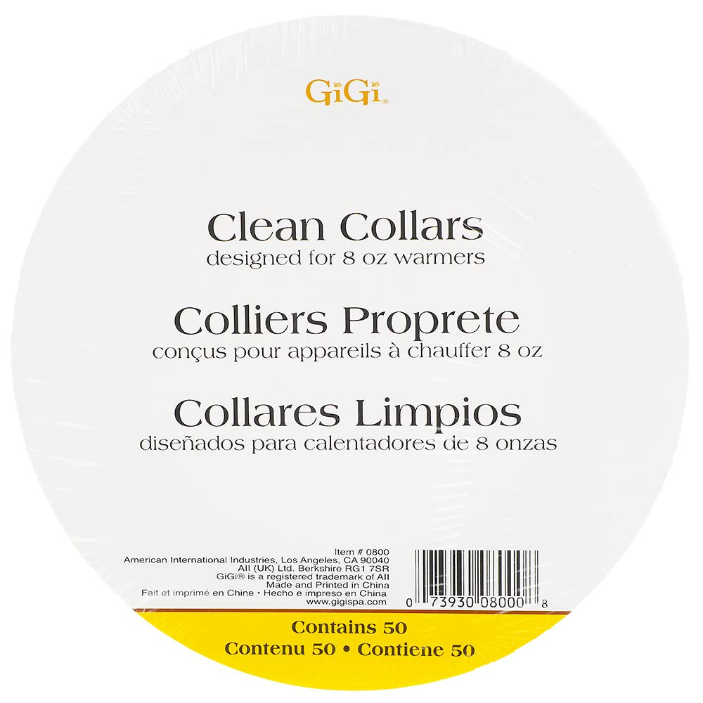 Clean Collars for 14-Ounce Wax Warmers, 50 Pieces