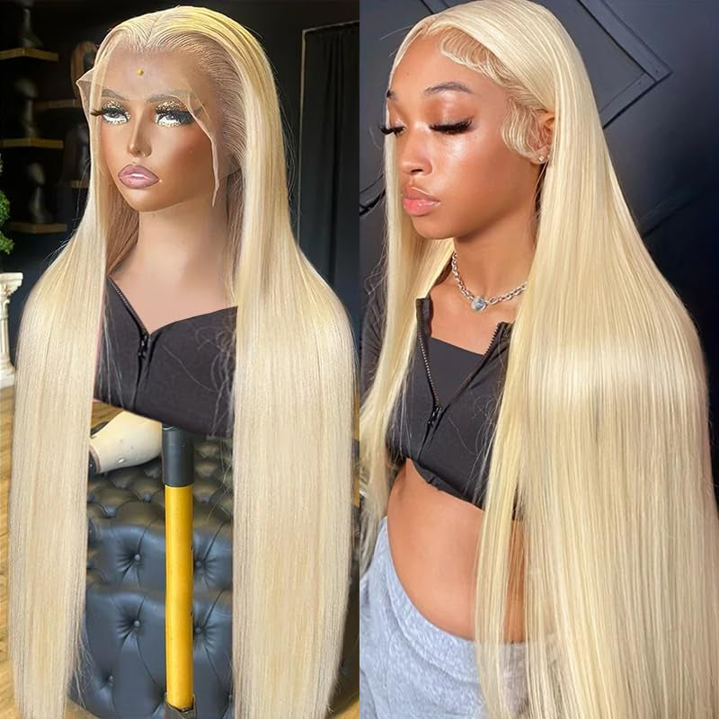 30 Inch 13X6 Lace Front Wigs Human Hair 200 Density Straight HD Lace Front Wigs Human Hair Straight Glueless Wigs Human Hair Pre Plucked 13X6 HD Frontal Human Hair Lace Front Wigs for Women