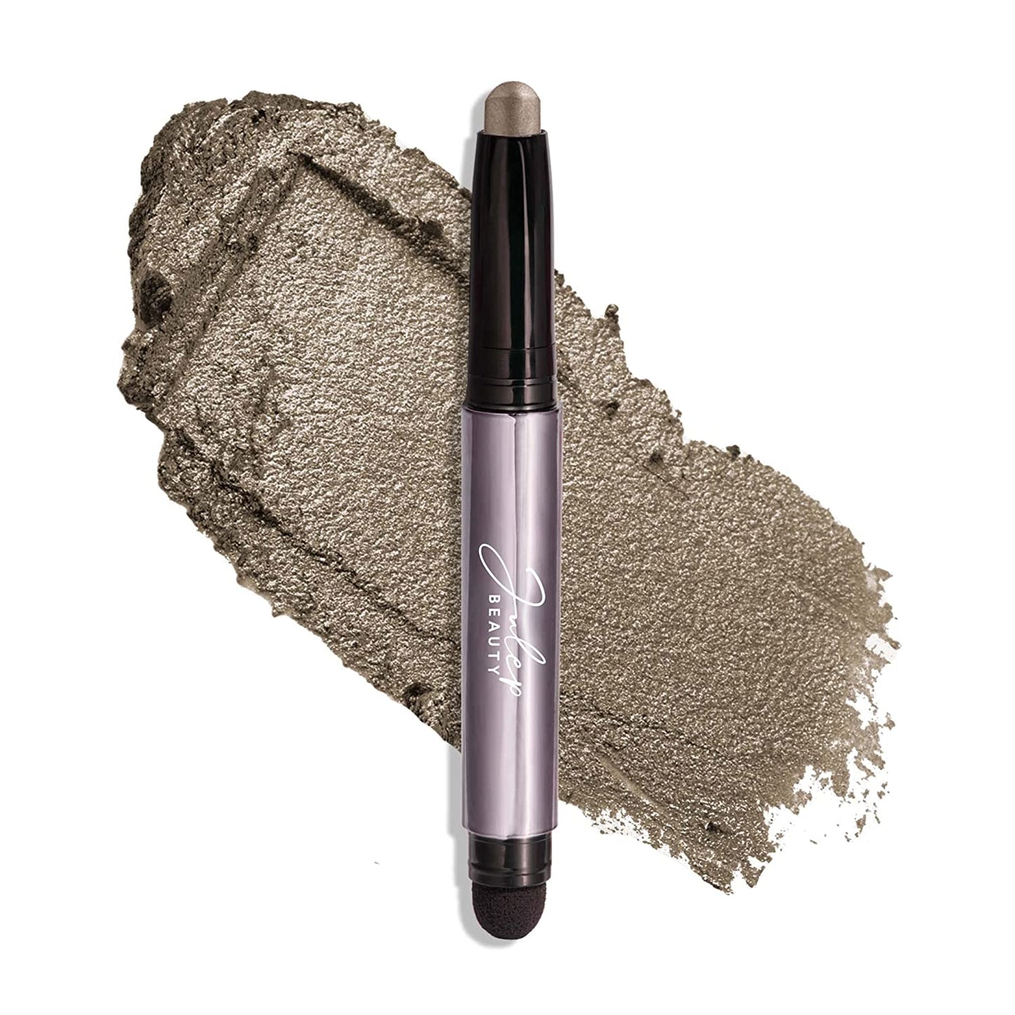 Eyeshadow 101 Crème-To-Powder Waterproof Eyeshadow Stick – Champagne Shimmer – Long-Lasting, Crease-Proof, Medium Golden-Beige Shimmer Cream Eyeshadow with Built-In Smudger