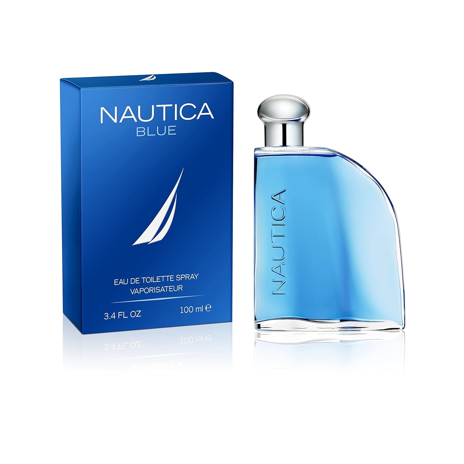 Blue Eau De Toilette 3.4 Fl Oz (Pack of 1), Notes of Basil, Jasmine, and Cedarwood, Men'S Fragrance, Long Lasting, Everyday Fragrance, Travel Size