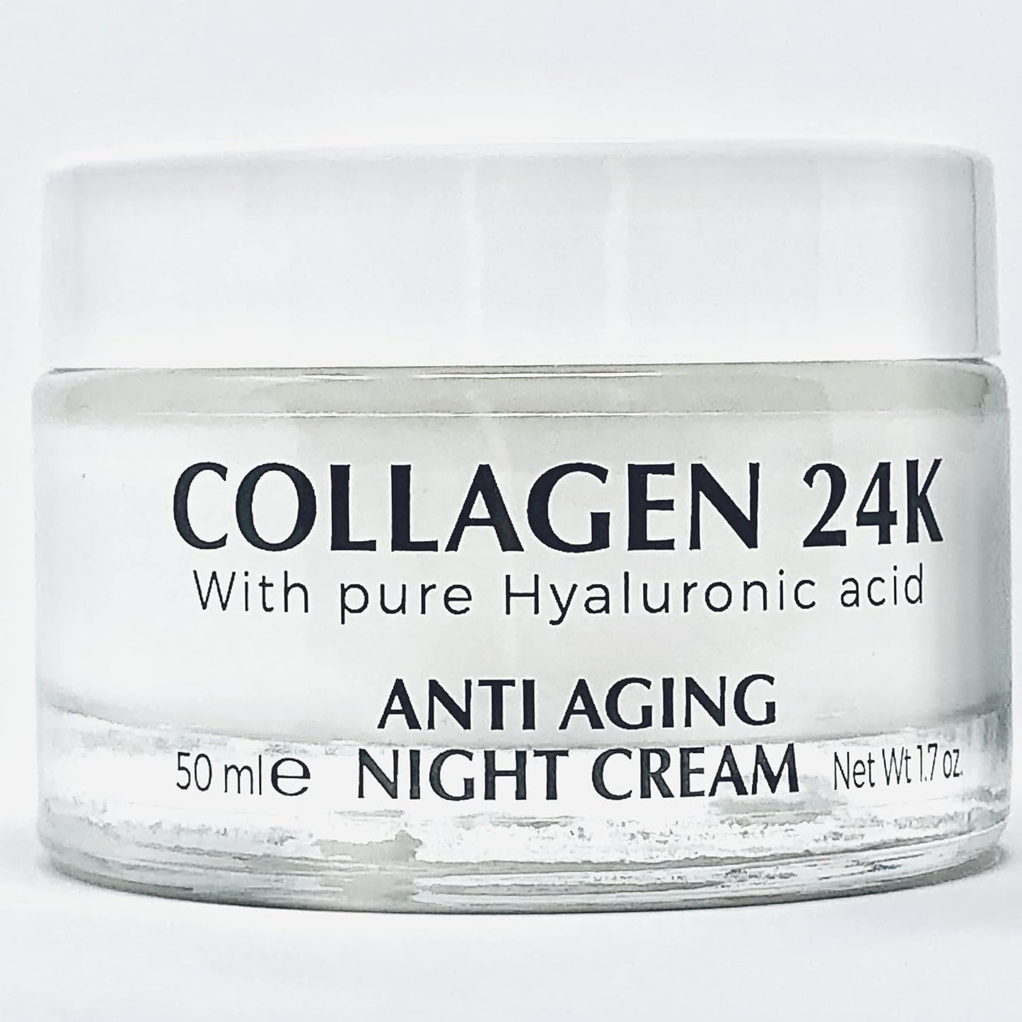 Delfanti • COLLAGEN 24K • Anti-Aging DUO Pack • Day Cream Jar plus Night Cream Jar• Face, Neck and Décolleté Moisturizers with Pure Hyaluronic Acid • Made in Italy