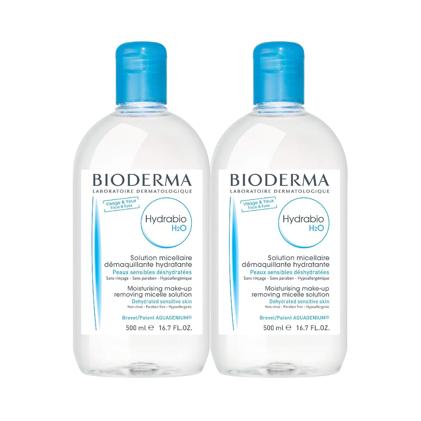 - Hydrabio H2O Micellar Water - Face Cleanser and Makeup Remover - Micellar Cleansing Water for Dehydrated Sensitive Skin