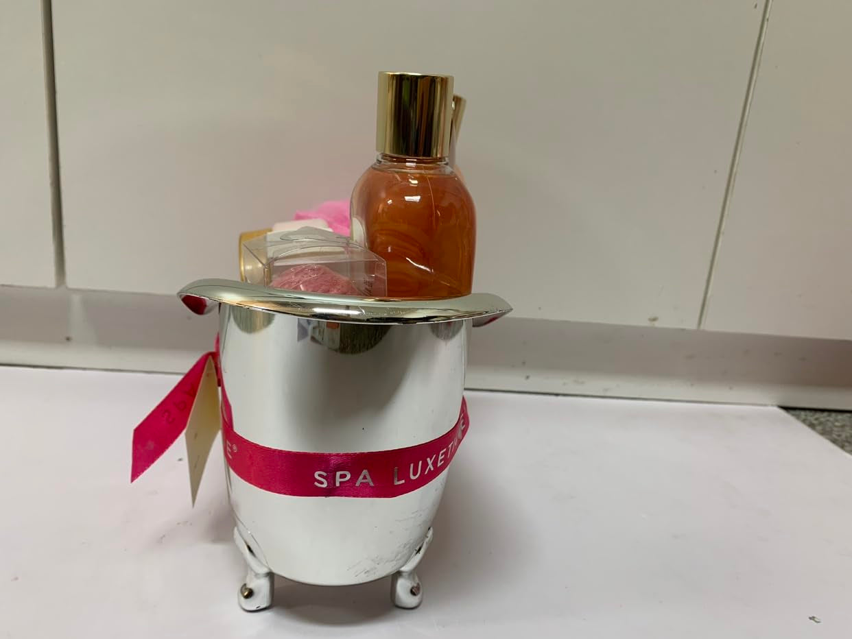 Gift Set for Women,  Bath Sets for Women Gift, 8 Pcs Rose Spa Basket Includes Bubble Bath, Shower Gel, Body Lotion, Birthday Spa Gifts, Mothers Day Gifts for Mom