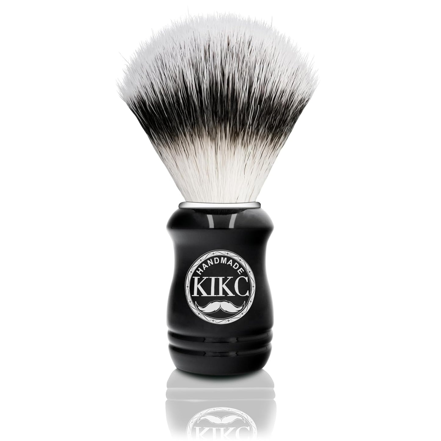 Hand Crafted Pure Badger Shaving Brush for Wet Shave, Soft Bristle, Wood Handle Black Color, Best Gift for Bearded Man