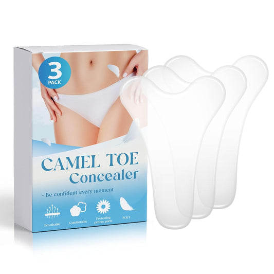 Camel Toe Concealer Seamless and Traceless 3-Pack Y-Shape Silicone Camel Toe Cover Suitable for Yoga Pants and Leggings Swimwear Reusable)