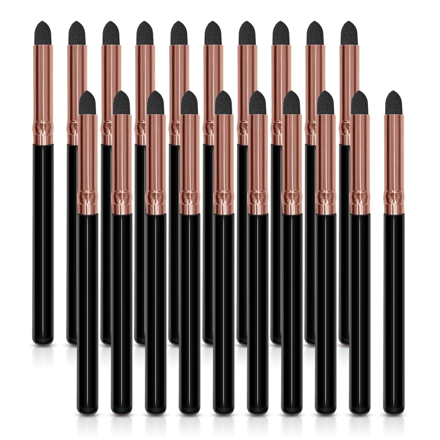 Eyeliner Smudge Brush Pointed Pencil Stick Set,5Pcs Professional Sponge Blending Makeup Tool for Eyeshadow Eyebrow Reusable Tip Applicator