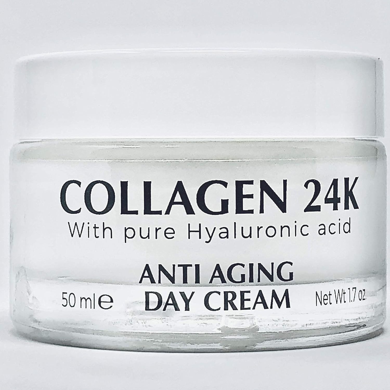 Delfanti • COLLAGEN 24K • Anti-Aging DUO Pack • Day Cream Jar plus Night Cream Jar• Face, Neck and Décolleté Moisturizers with Pure Hyaluronic Acid • Made in Italy