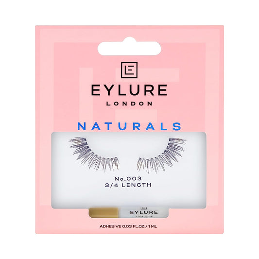 Naturals Accent No. 003 Reusable Eyelashes, Adhesive Included, 1 Pair