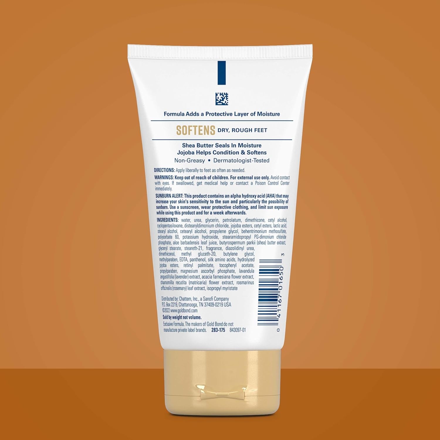 Softening Foot Cream, 4 Oz., with Shea Butter to Soften Rough & Dry Feet