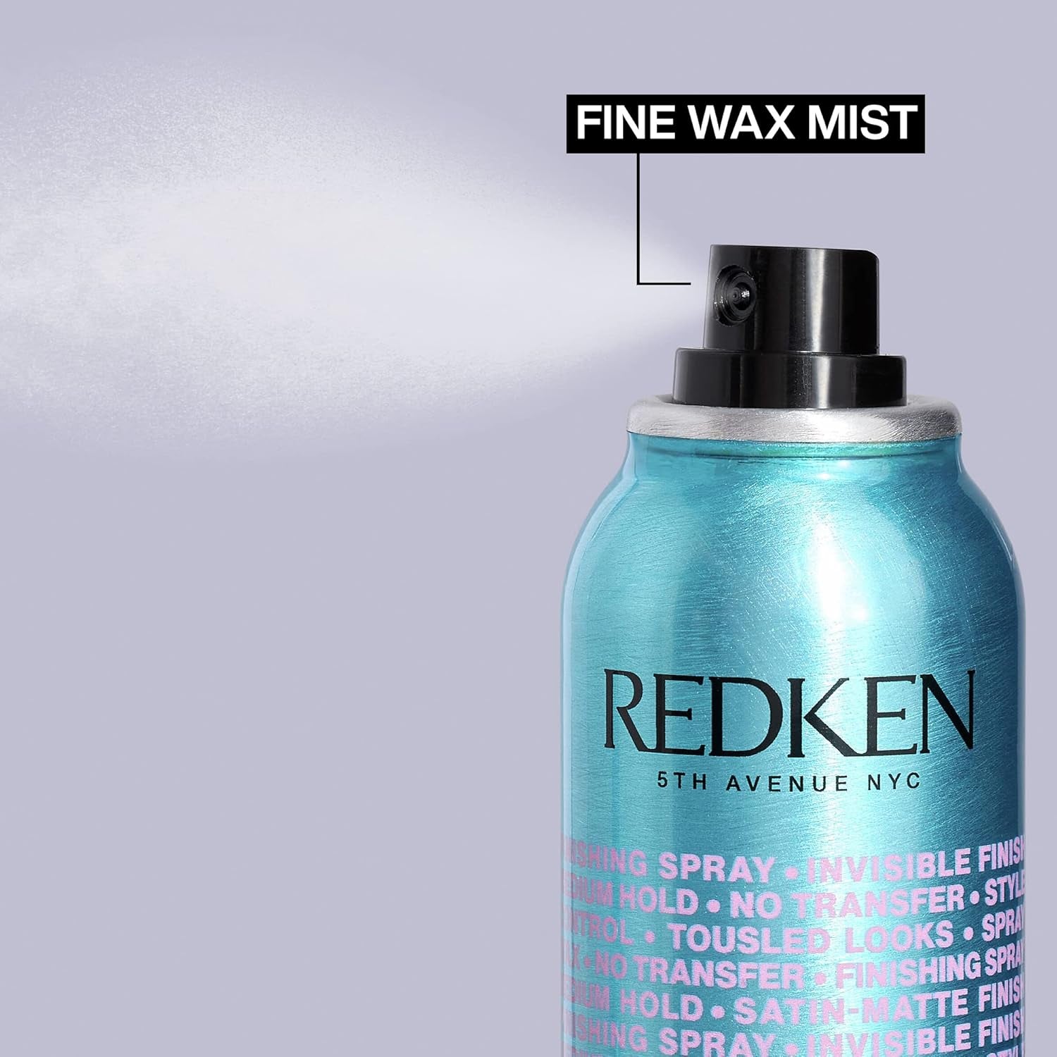 Redken Spray Wax Invisible Texture Mist | High Impact Finishing Spray-Wax | Adds Volumizing Body, Dimension & Tames Flyaways | Medium Control |For All Hair Types