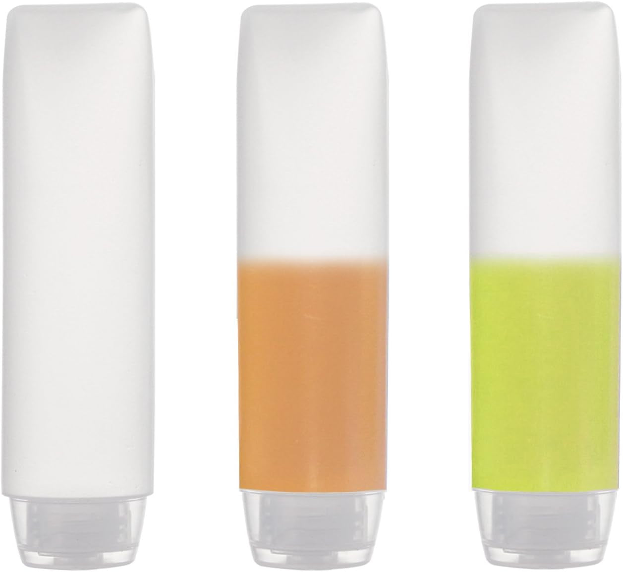 6 Pack Travel Size Plastic Squeeze Bottles for Liquids, 30Ml/1 Fl. Oz TSA Approved Makeup Toiletry Cosmetic Containers